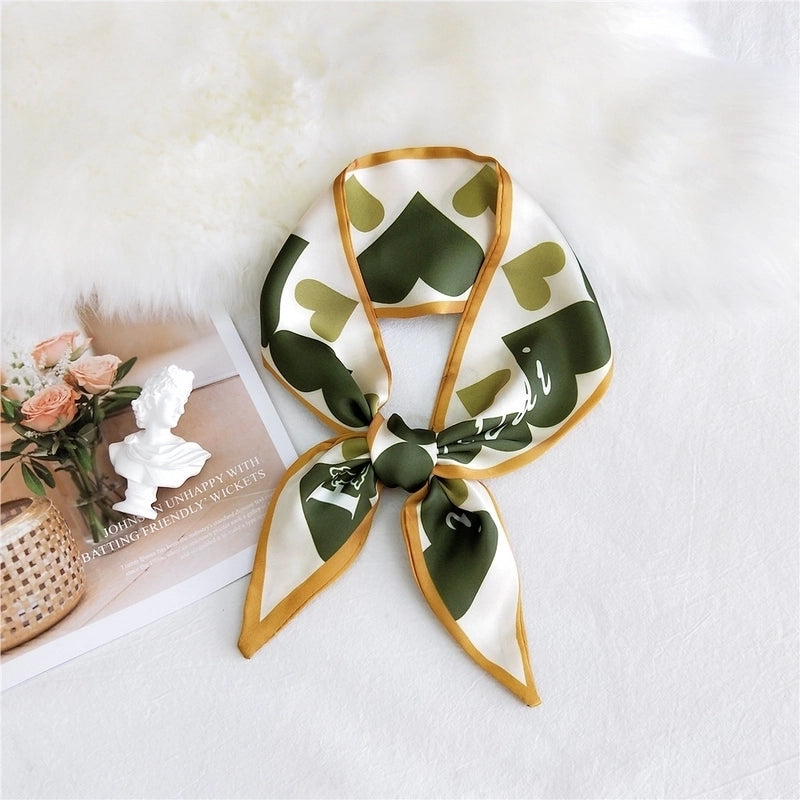 Double-sided Sharp-angled Silk Scarf