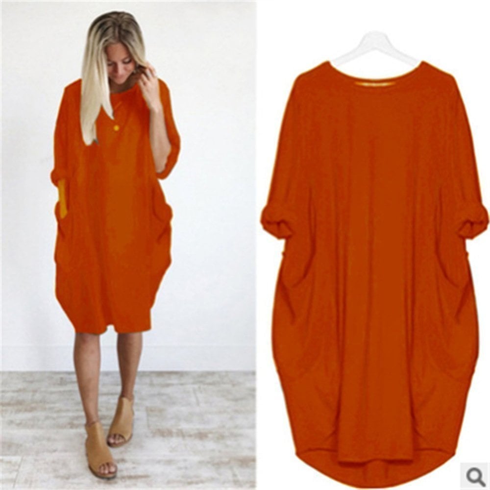 Vestido Casual O-Outline para mujer(Compra 2 y obtén envío gratis)