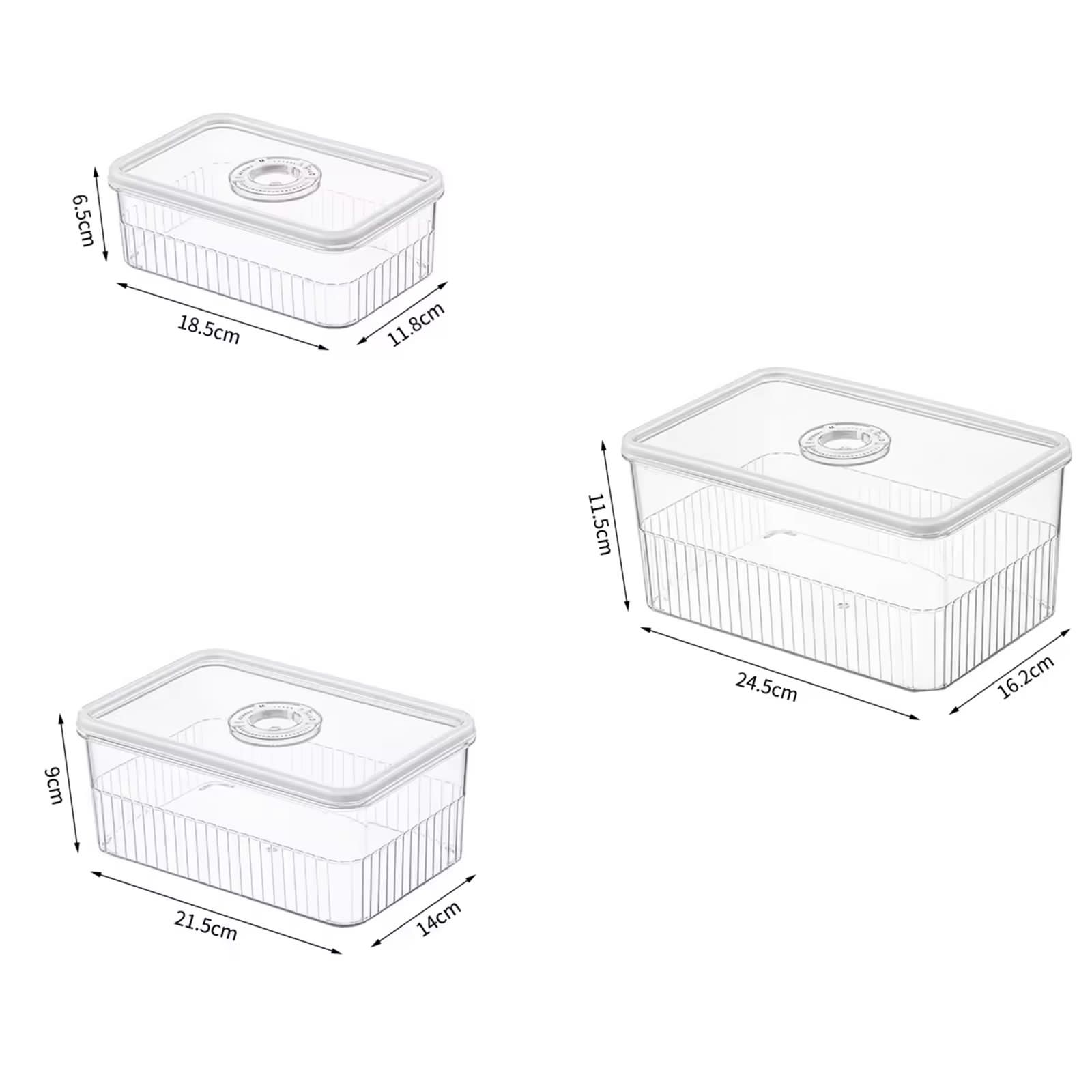 Acrylic Transparent fridge organizers