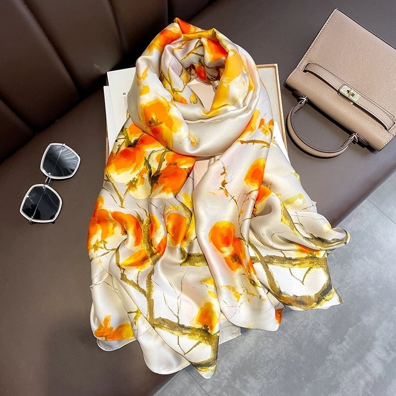 Fashion Silk Scarf (707 Main Color) Nhcj0164-707 Main Color