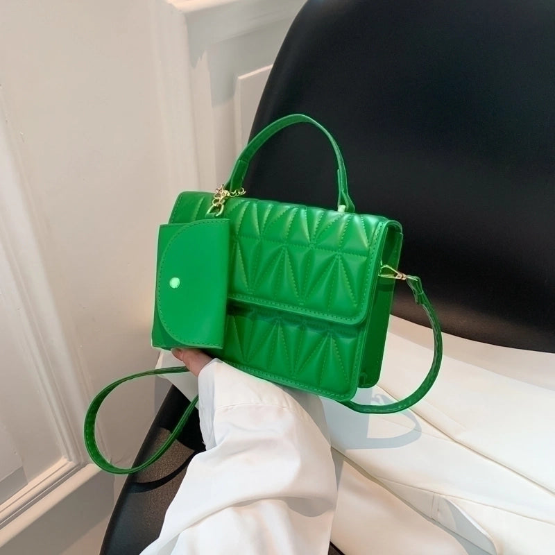 3 Pieces Women'S All Seasons Pu Leather Elegant Handbag