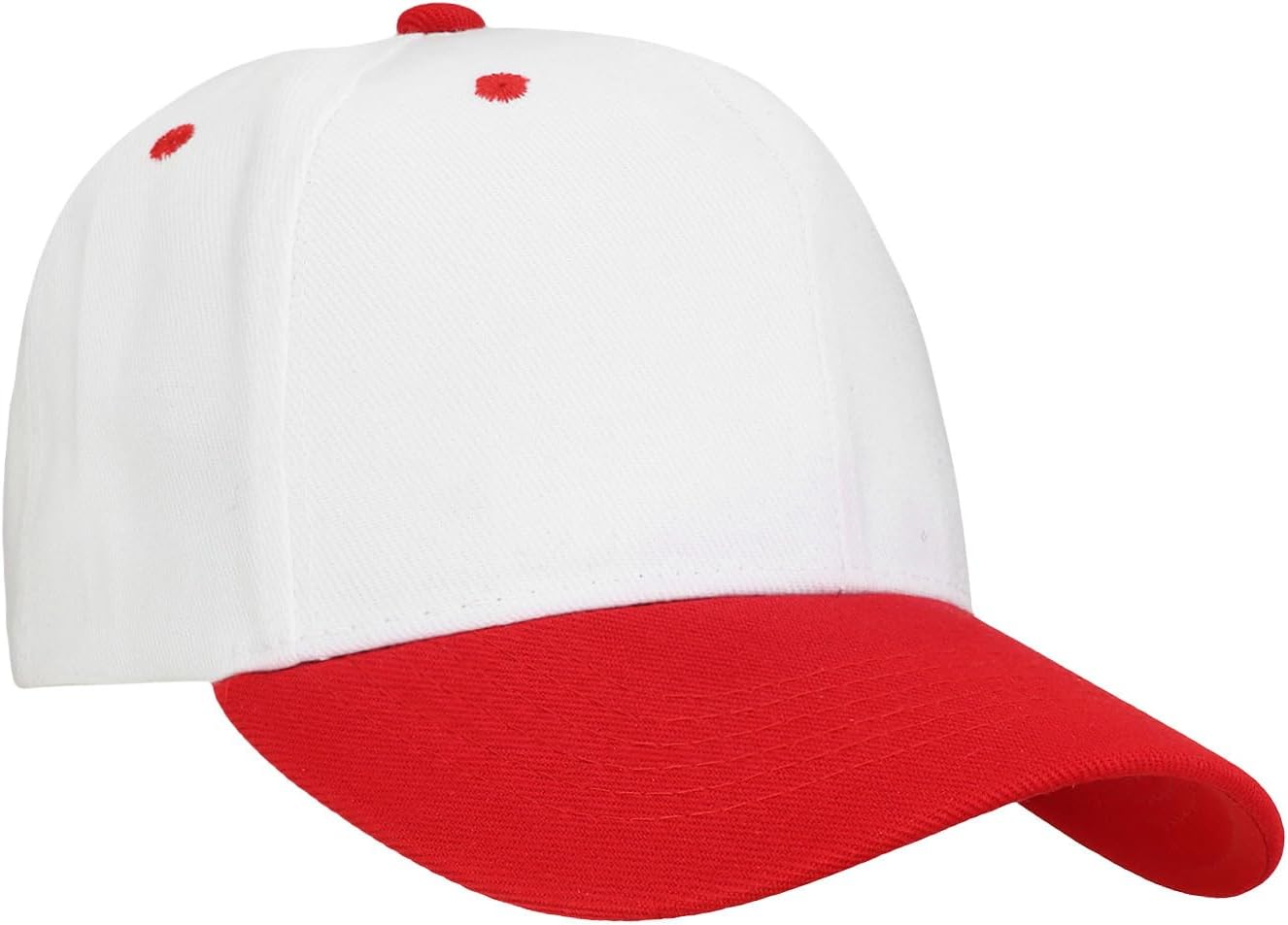 Falari Wholesale Bulk Lot 12-Pack Baseball Cap Adjustable Size Plain Blank Solid Color