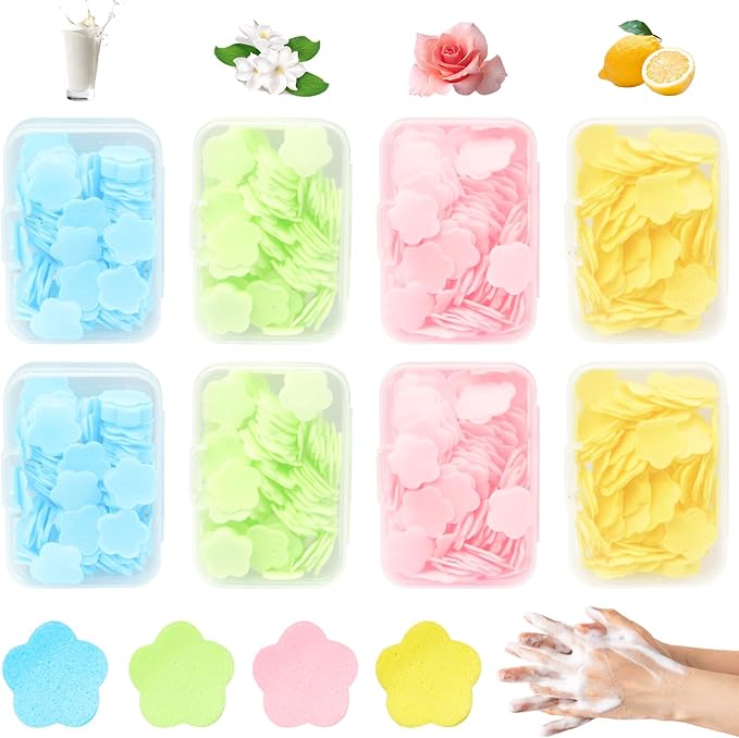 Mini Flower Shape Paper Soap