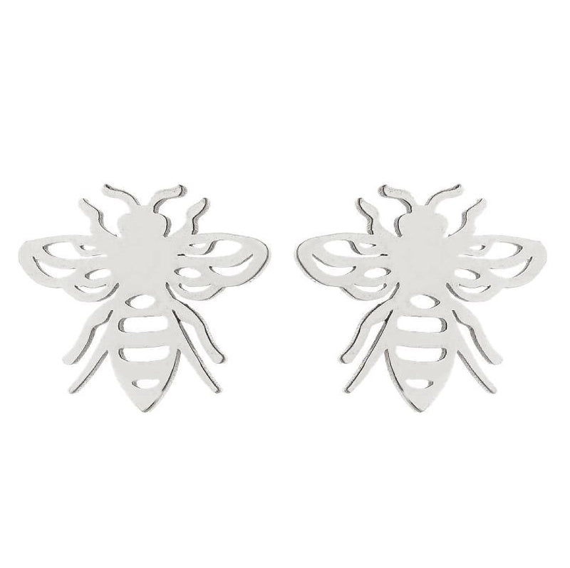 Minimalist Animal 304 Stainless Steel No Inlaid 18K Gold Plated Ear Studs