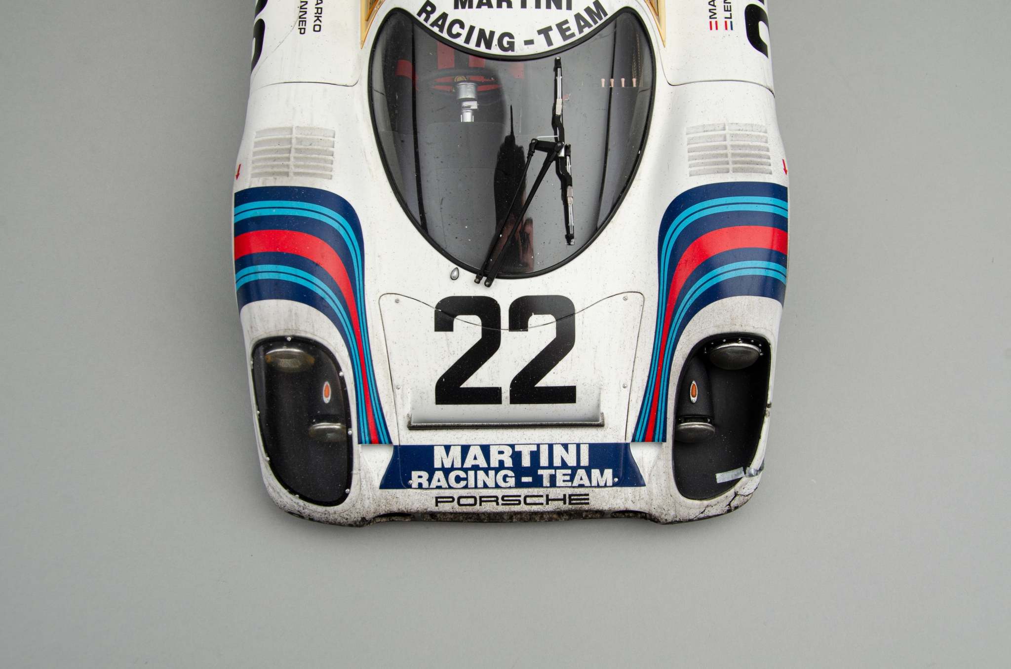 Porsche 917 KH - Ganador de Le Mans 1971 - Decoración Martini - Carrera desgastada