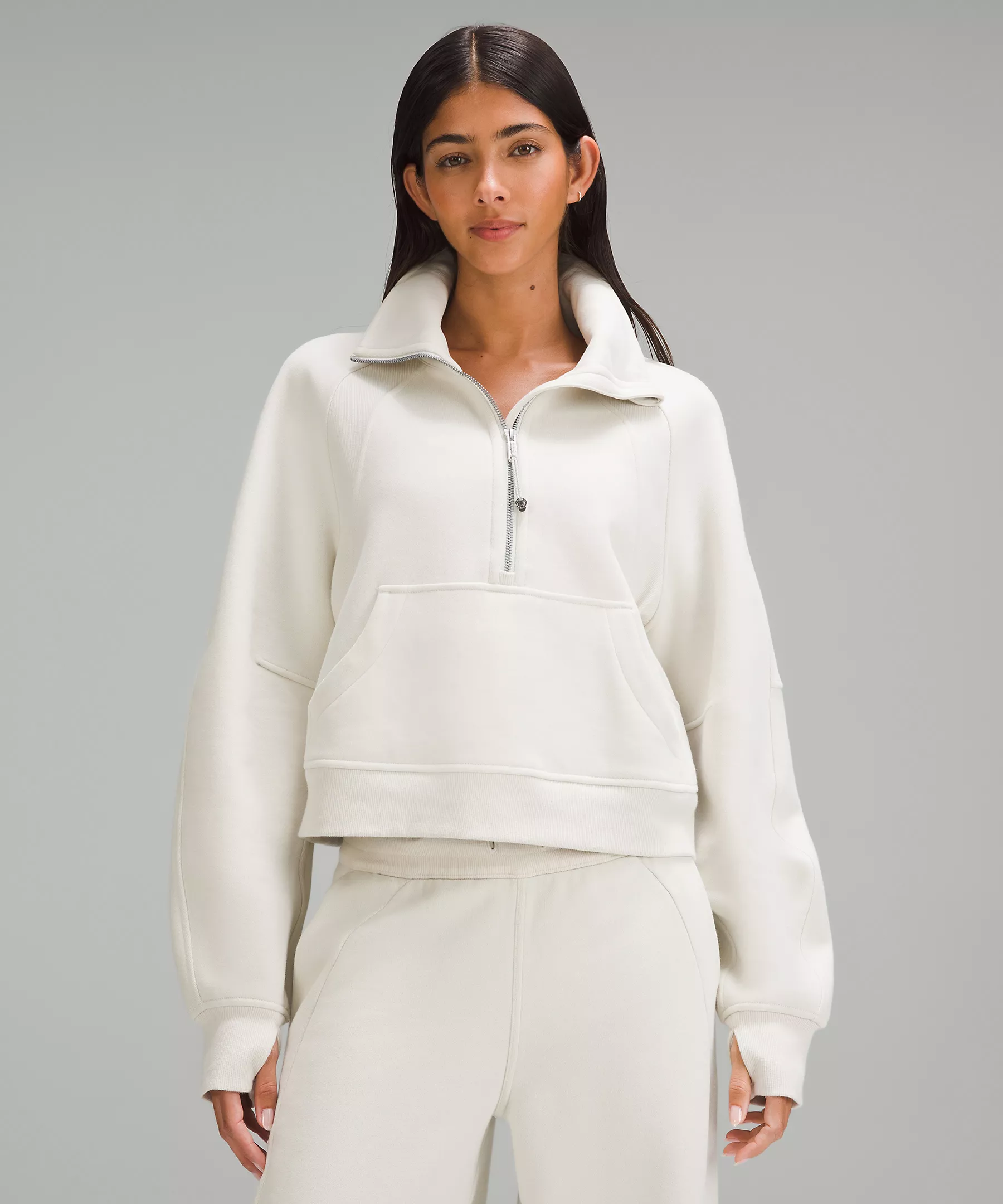 lululemon Scuba Oversized Funnel-Neck Half Zip