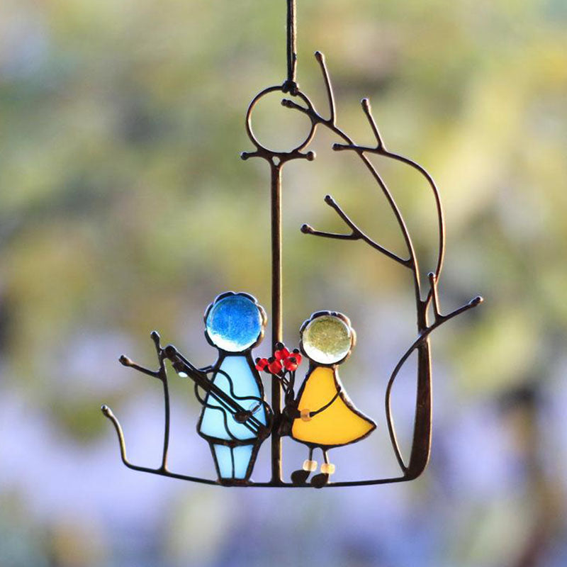 Suncatcher Stained Glass Art Window Hangings