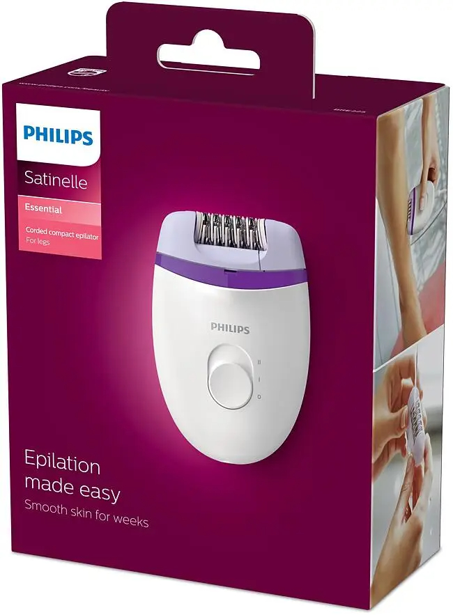 Depiladora eléctrica para rostro y cuerpo Philips