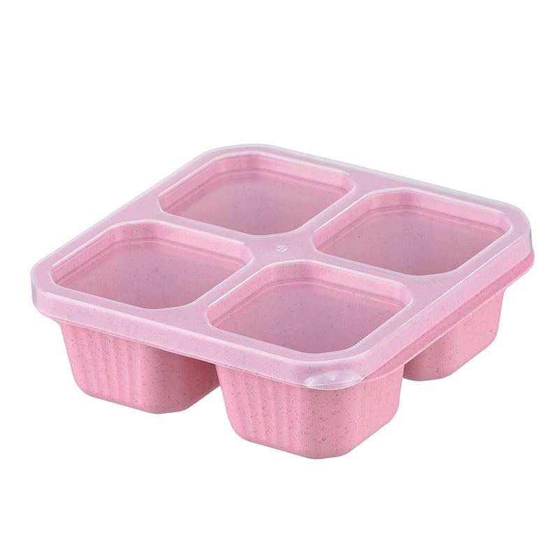 4 Pack Snack Containers. 4 Compartment Snack Box