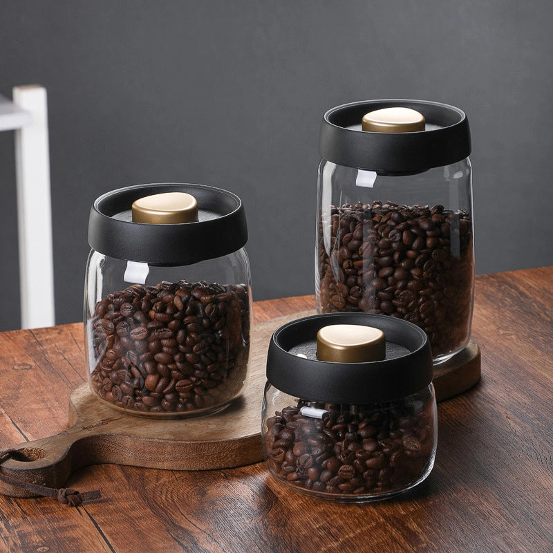 Minimalist Solid Color Glass Storage Container Box