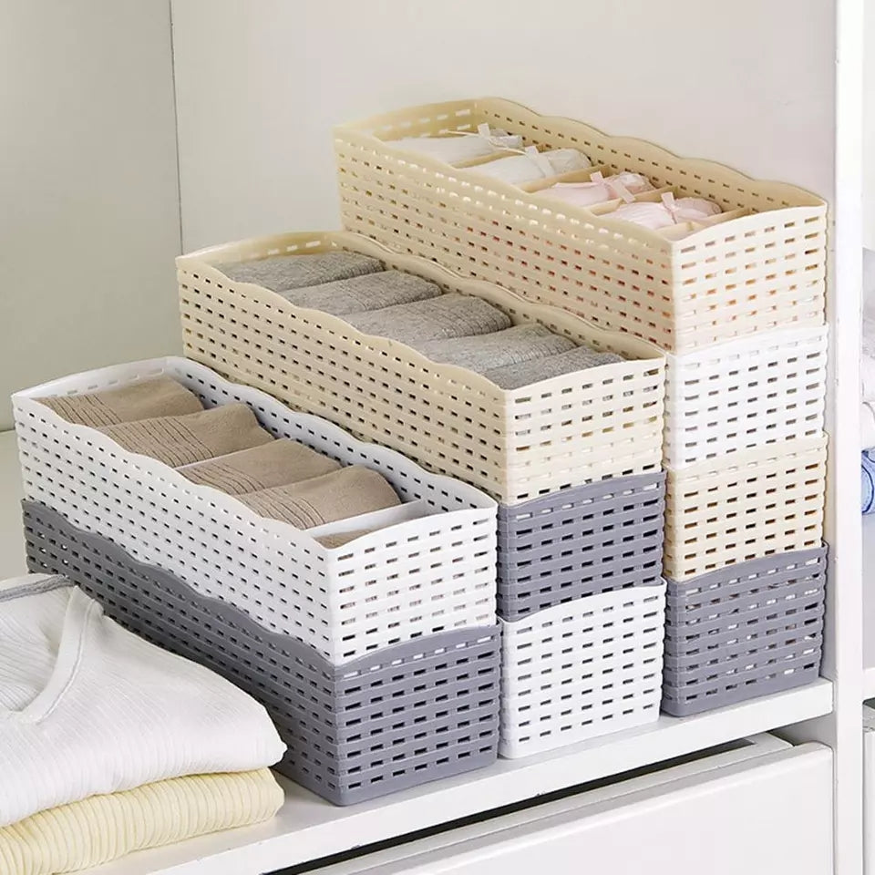 5X GRIDS SOCKS STORAGE ORGANIZER