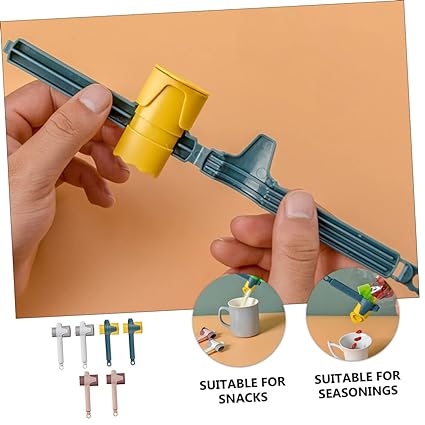 3 Pieces of Sealed Clip . Bag Sealing Clamps with Discharge Nozzles