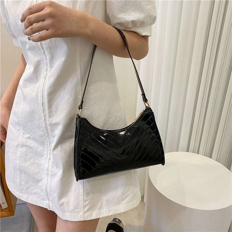 Small Pu Leather Underarm Bag