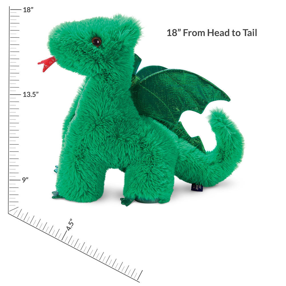 18 In. Oh So Soft Green Dragon
