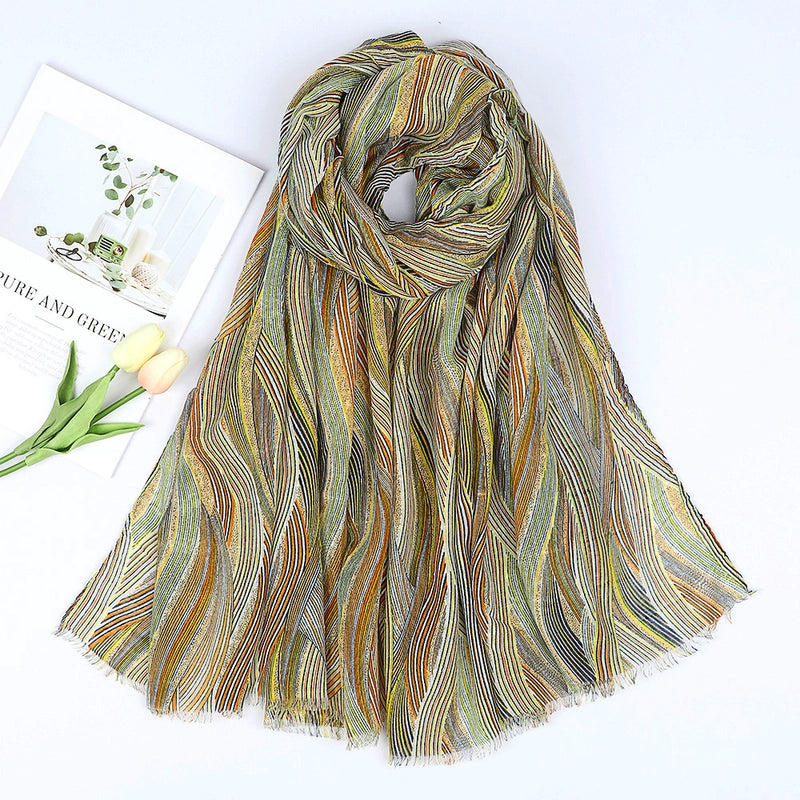 Unisex Vacation Sweet Geometric Polyester Scarf
