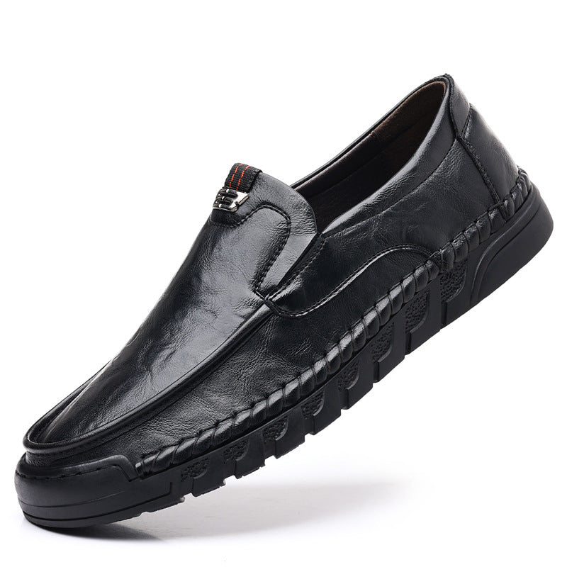 Men's Breathable Casual Leather Shoes (In Stock)