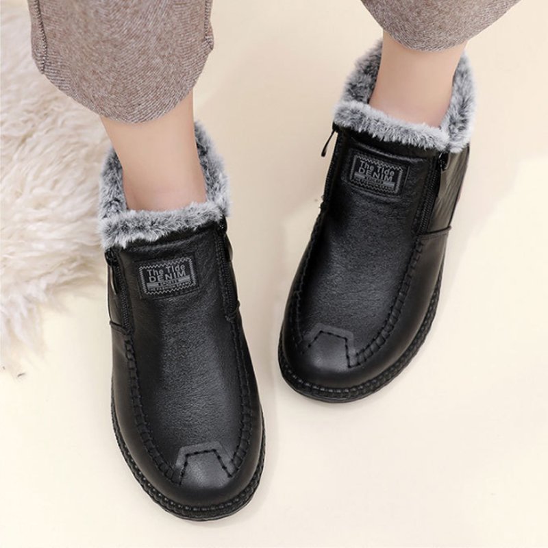 New fleece thickened warm snow boots