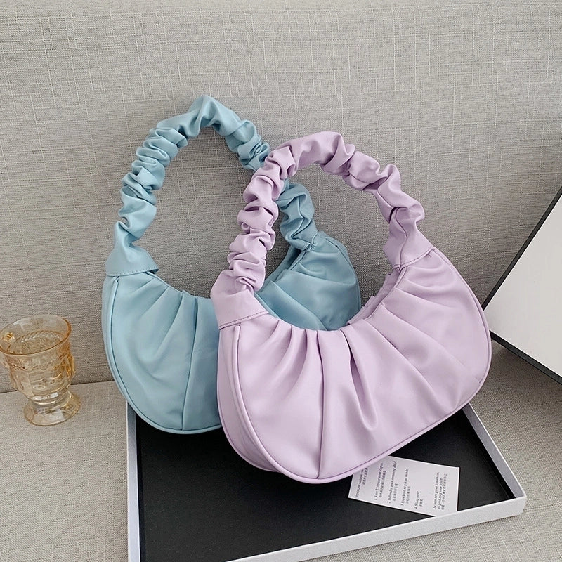 Women's Small All Seasons Pu Leather Fashion Cloud Shape Bag