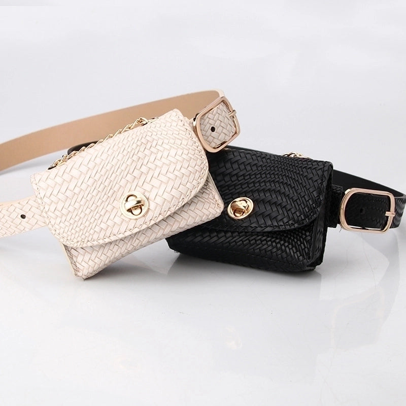Fashion Leopard Belt Bag Mini Chain Bag All-match Clothing Belt