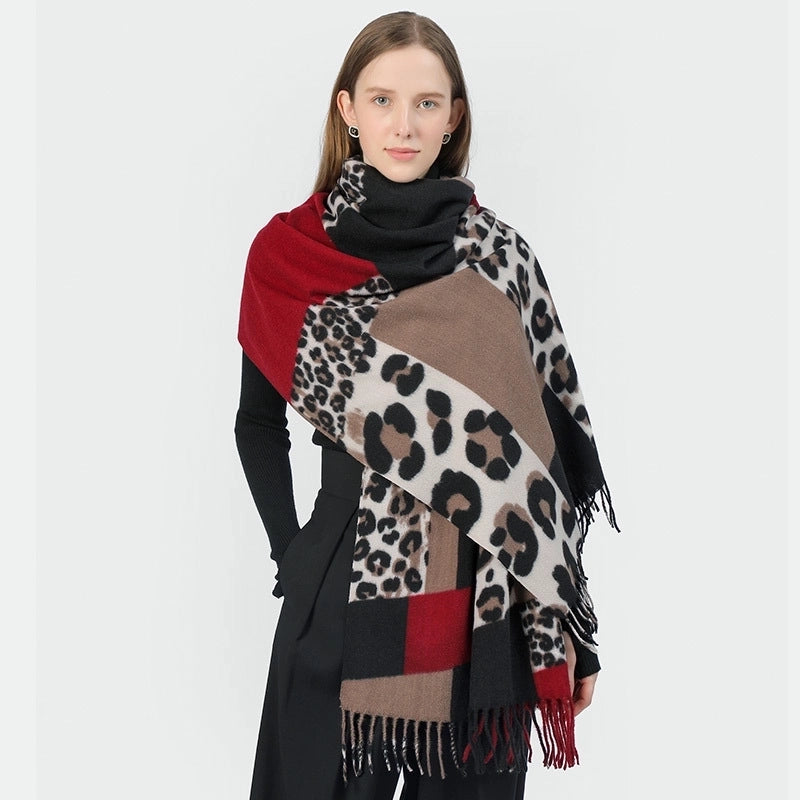 Women's Ethnic Style Color Block Polyester Printing Shawl