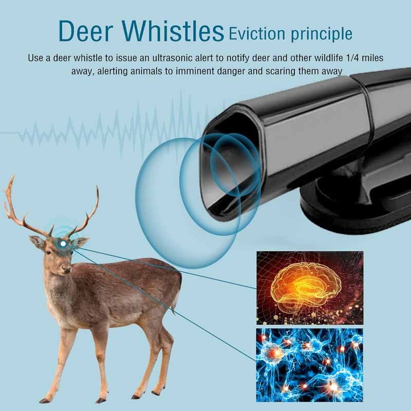 🔥 Ultrasonic Deer Warning Whistle Repeller for Car