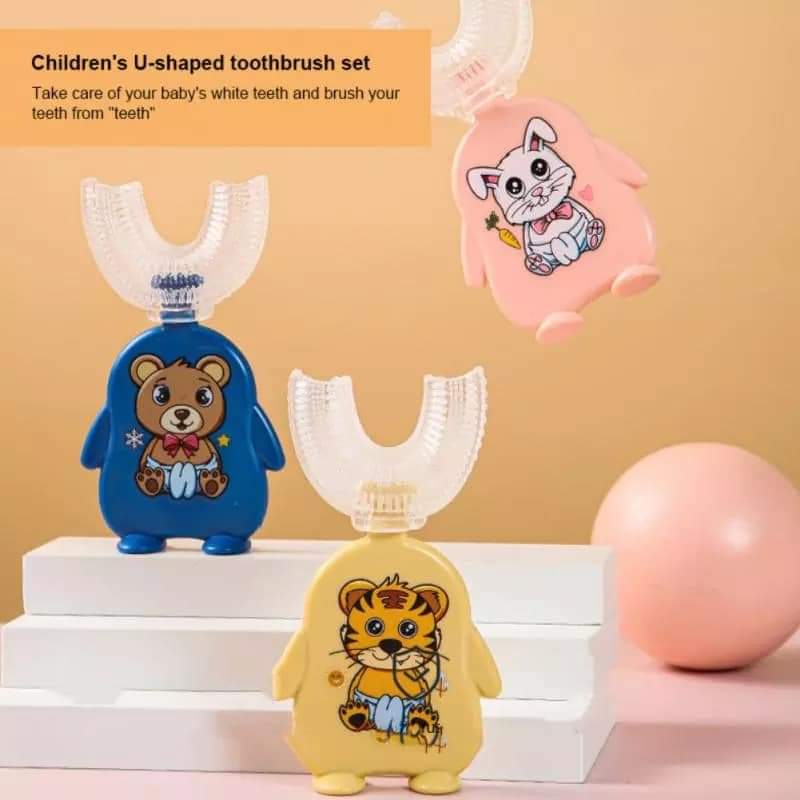 BEAR CARTOON SMART TOOTHBRUSH FOR KIDS