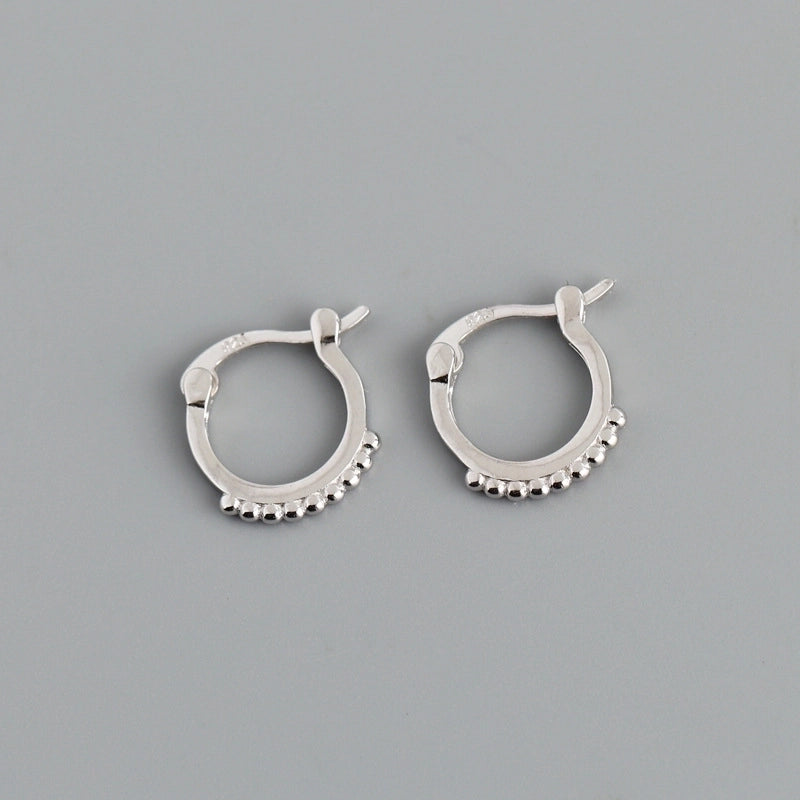 2 Pieces Minimalist Geometric Copper Plating Ear Studs 1 Pair