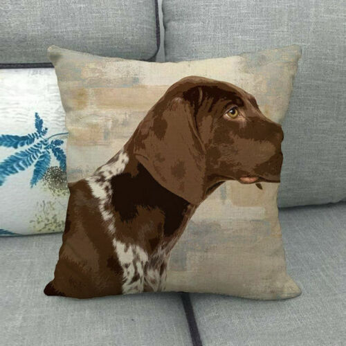 18 Pet Dog Puppy French Bulldog Throw Pillow Case Labrador Couch Cushion Cover