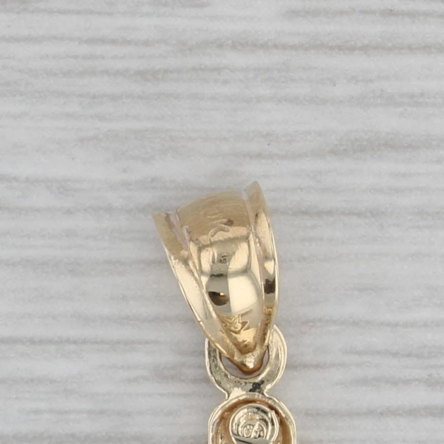 Masonic Blue Lodge Pendant 14k Yellow Gold Square Compass