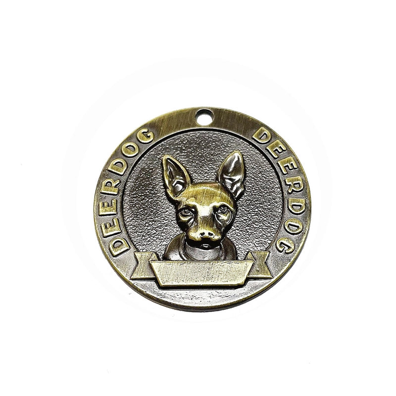 Elegant Retro Minimalist Metal Round Pet Accessories