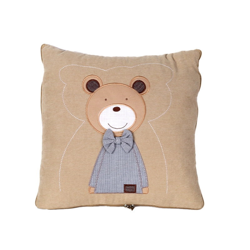 Cartoon Pillow Quilt Kangle House Multifunctional Pillow Quilt Dual-use Two-in-one Single Blanket Pillow Quilt