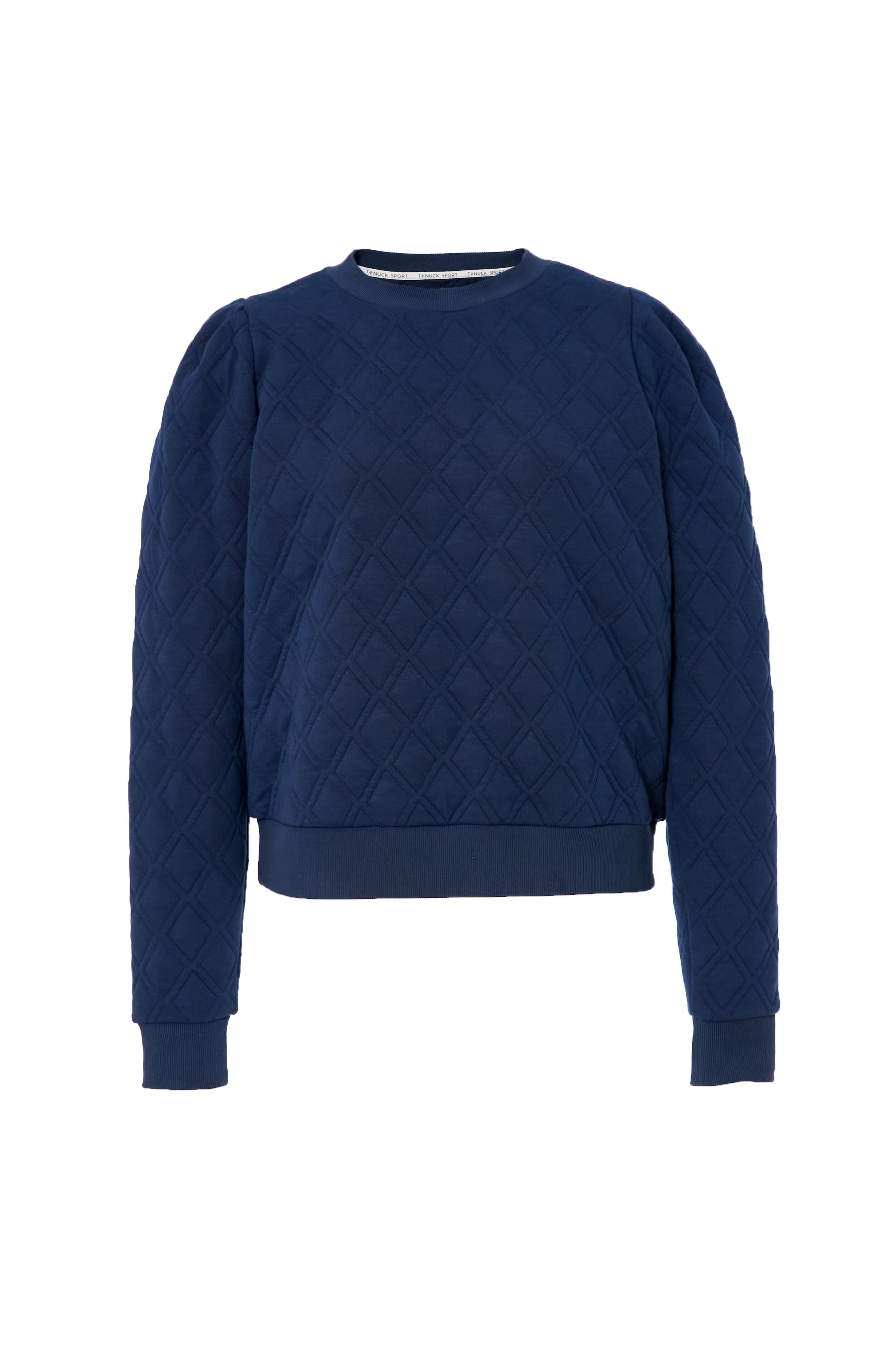 Navy Puff Sleeve Campbell Pullover