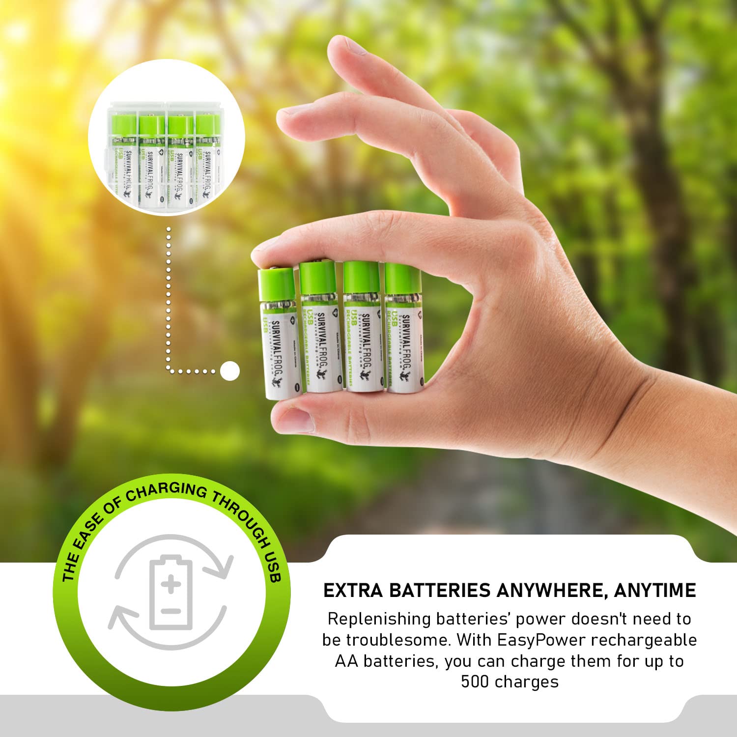 USB AA Rechargeable Batteries