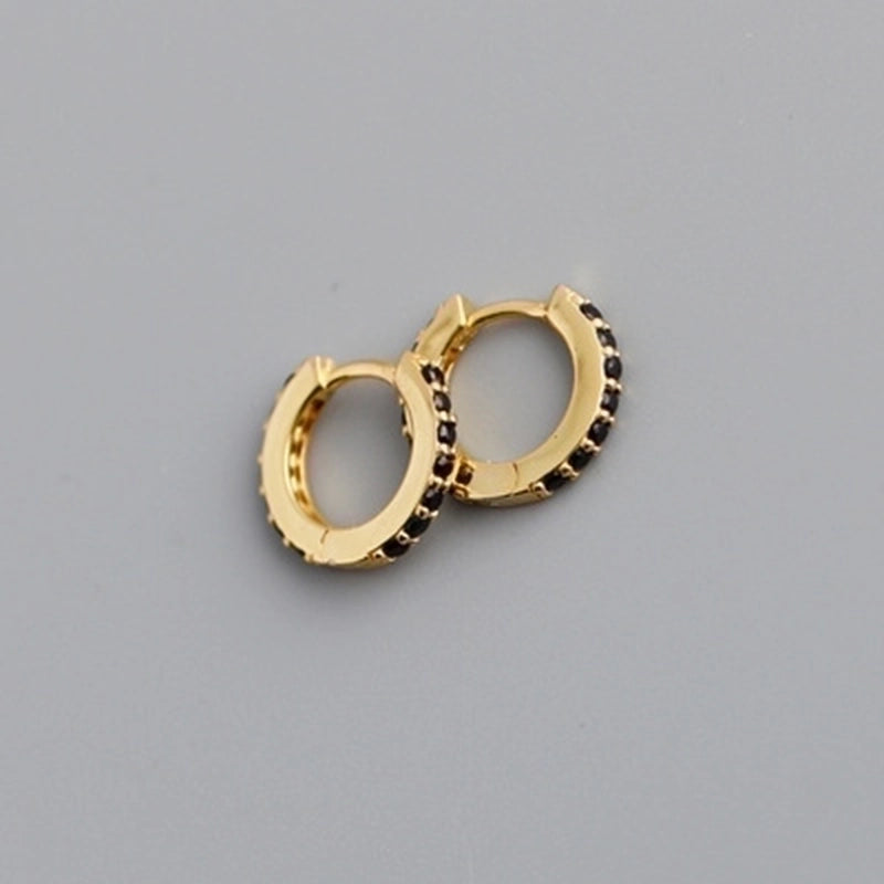 2 Pieces Minimalist Geometric Copper Plating Ear Studs 1 Pair