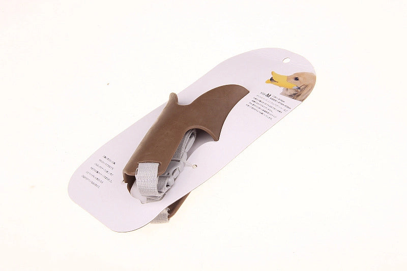 Soft Silicone Duckbill Muzzle For Pets Anti-bite Anti-noise Dog Mask Packaging Pet Supplies