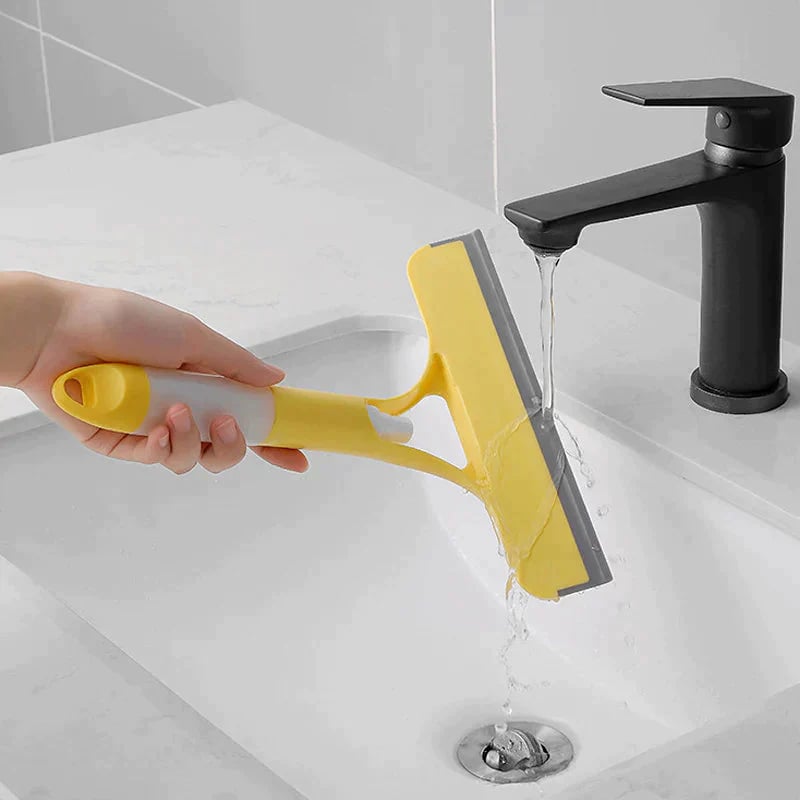 ⚡Last Day 49% OFF⚡3-in-1 Window Squeegee with Sponges and Spray