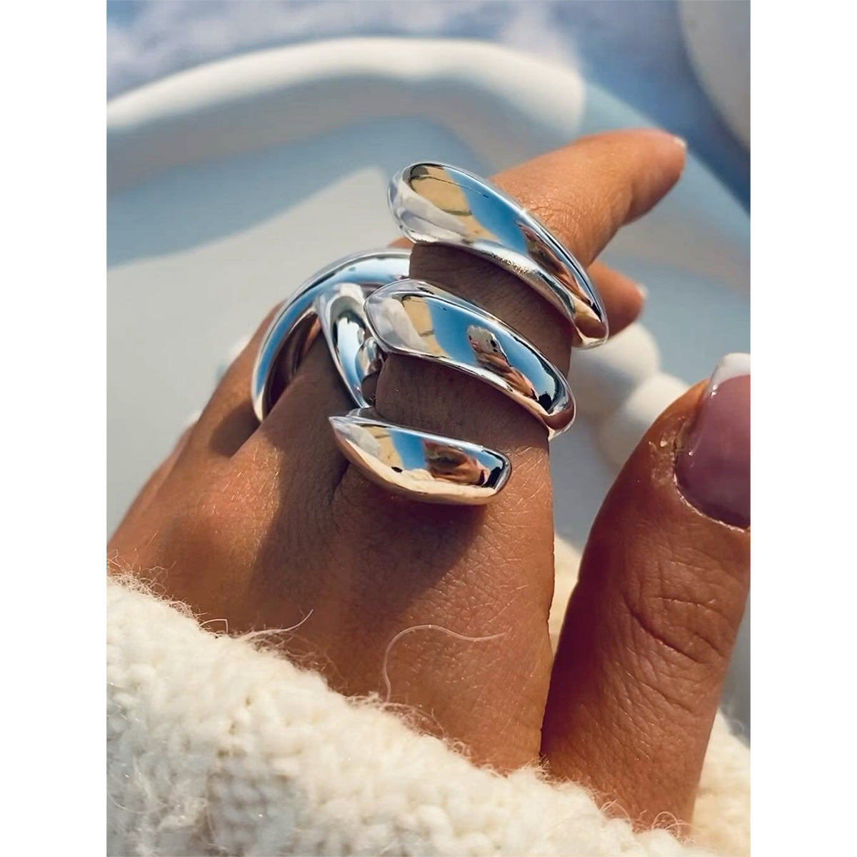 Irregular Stainless Steel Electroplating Rings