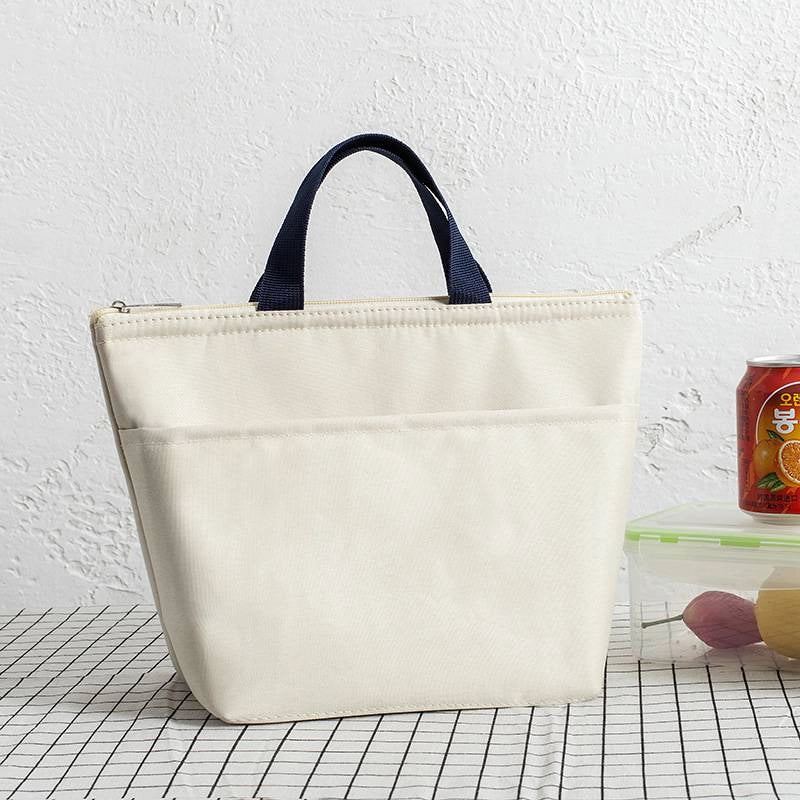 Thickened Portable Waterproof Bento Bag Insulation Bag Oxford Cloth Tote Bag