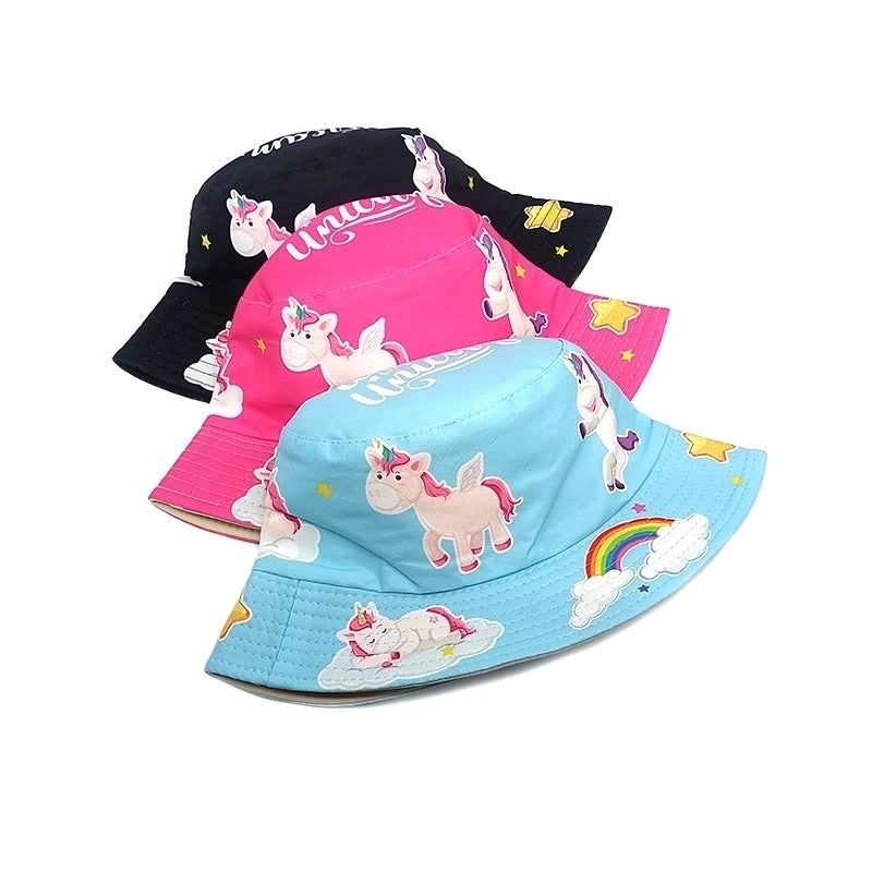 Girl's Cute Minimalist Printing Bucket Hat