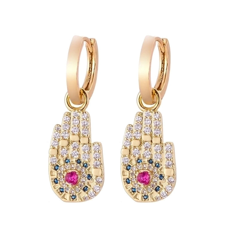 Copper Plating Geometric Zircon