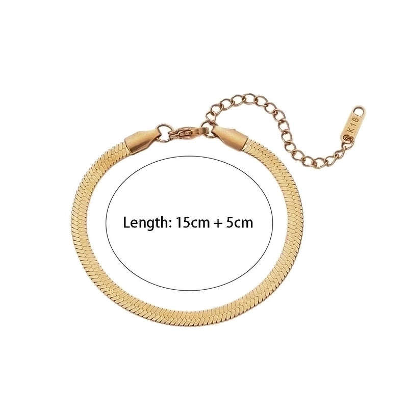 Minimalist Solid Color 304 Stainless Steel 18K Gold Plated Plating Necklace
