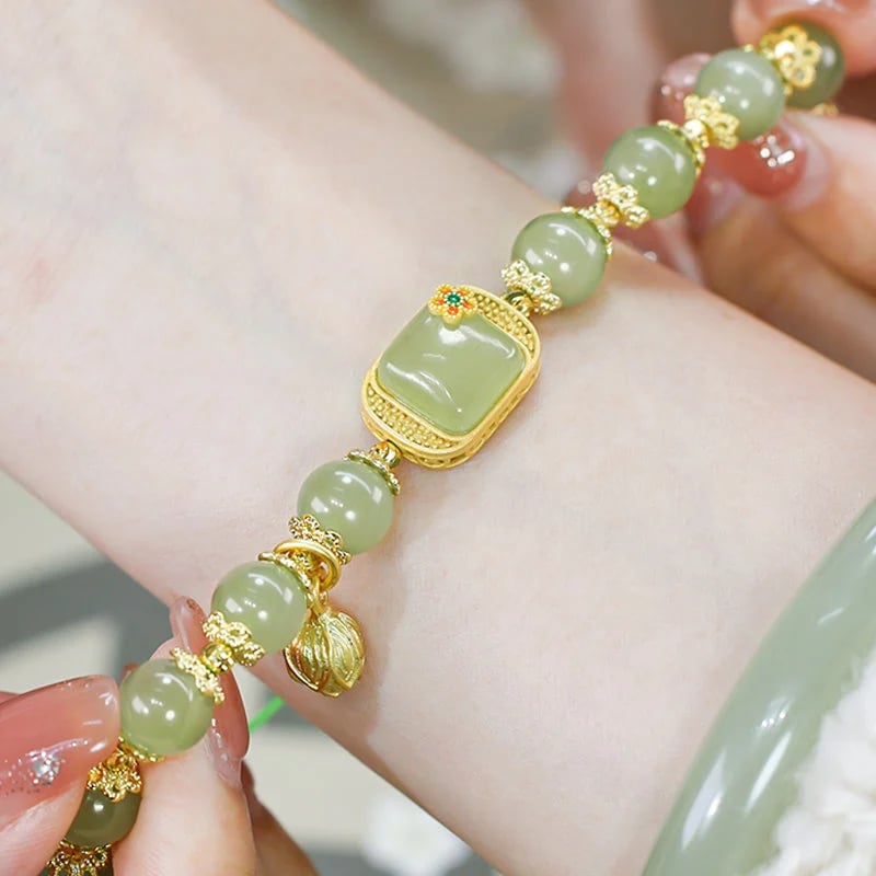 🔥 BIG SALE - 48% OFF🔥🔥Hotan Jade Beaded Bracelet