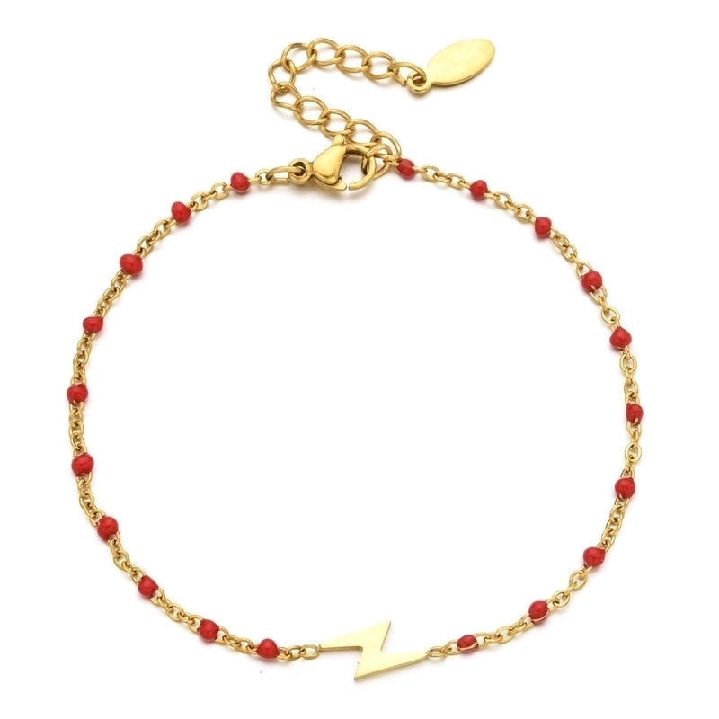 Modern Style Eye Titanium Steel Enamel Bracelets