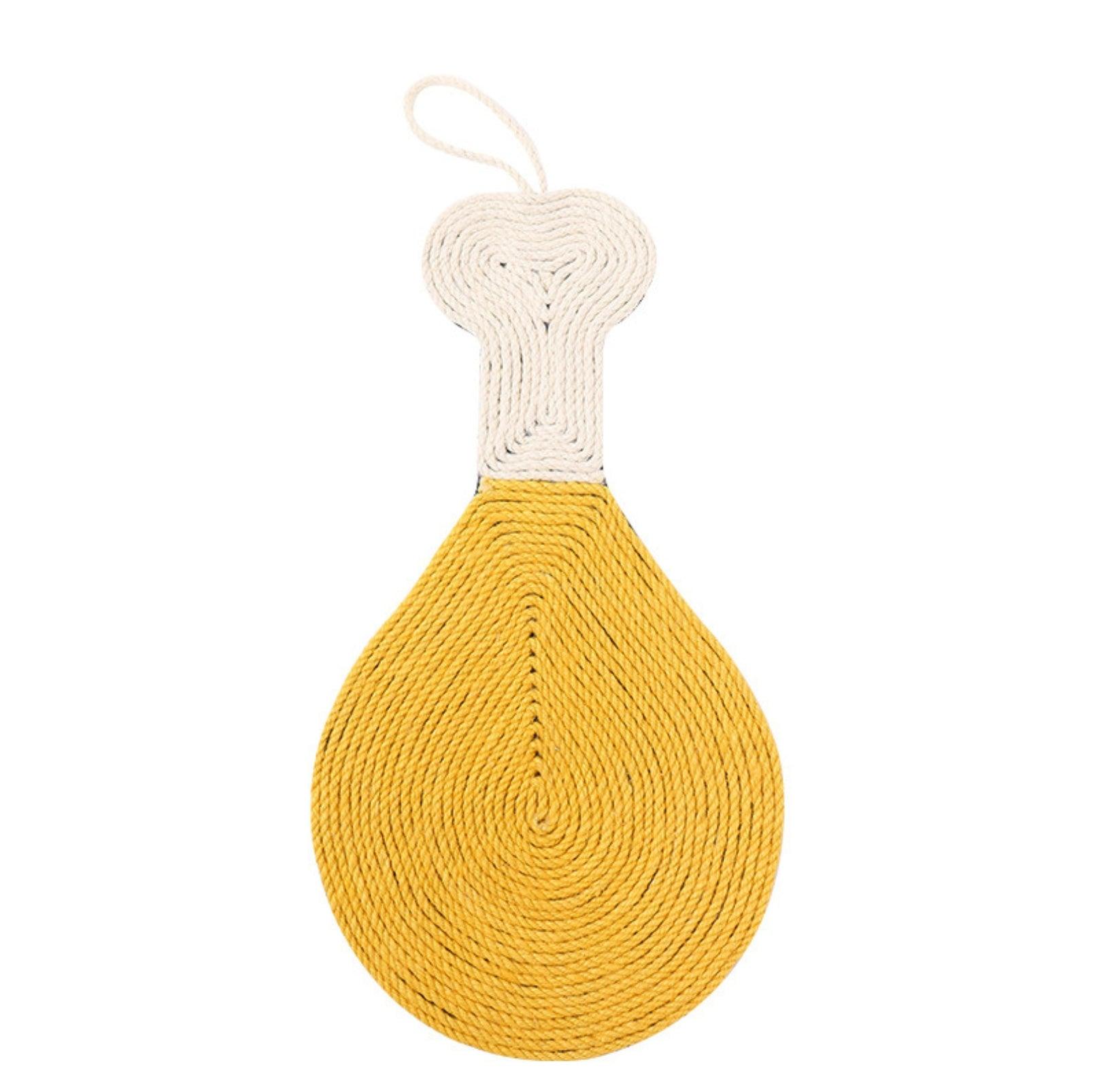 Colorful Cartoon Shaped Sisal Rope Cat Scratcher Mat