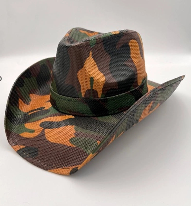 Fashion Personality Knight Hat Women's Summer Outdoor Sun Hat Western Denim Sun Protection Straw Hat Men's Fashion Punk Hat