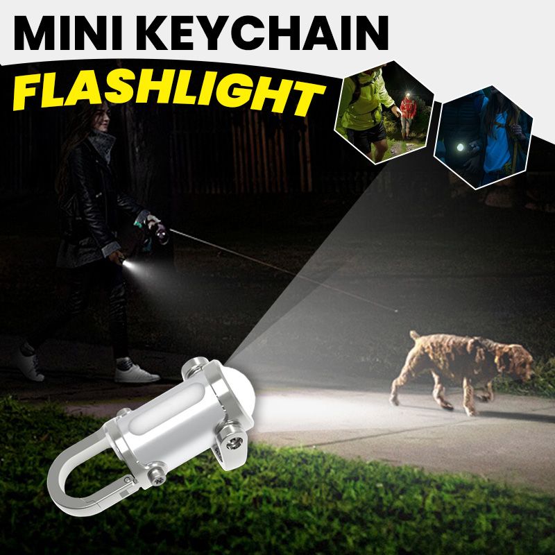 🔥Hot Sale🔥1200LM Super Bright Mini Keychain Flashlight Waterproof