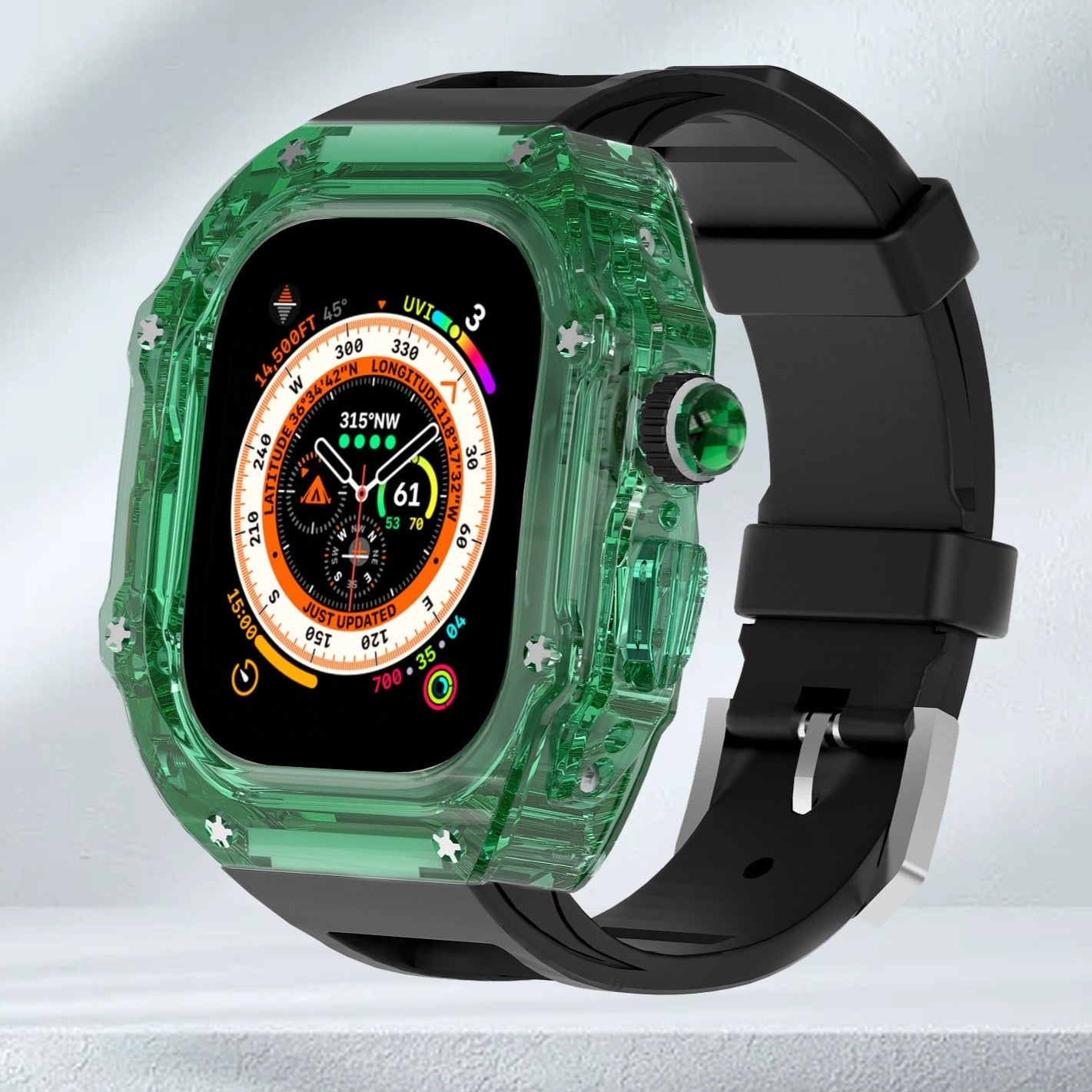 Transparent Luxury Apple Watch Cases for Apple Watch Ultra and Ultra 2