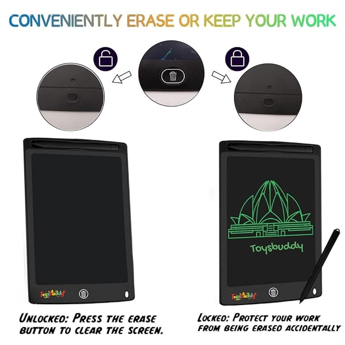 Magic Slate 10-inch LCD Writing Tab with Pen. for Drawing. Playing. Learning