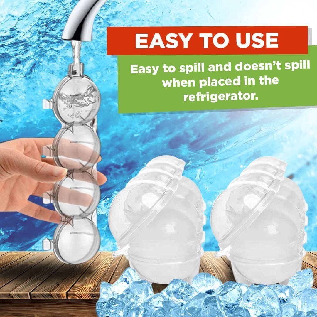 🔥Last Day Promotion - Buy 2 Get 2 Free🔥4-Hole Ice Ball Maker🧊🧊