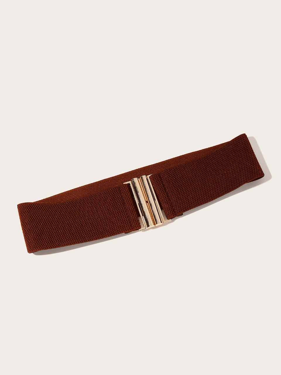 Metal Buckle Wide Belt